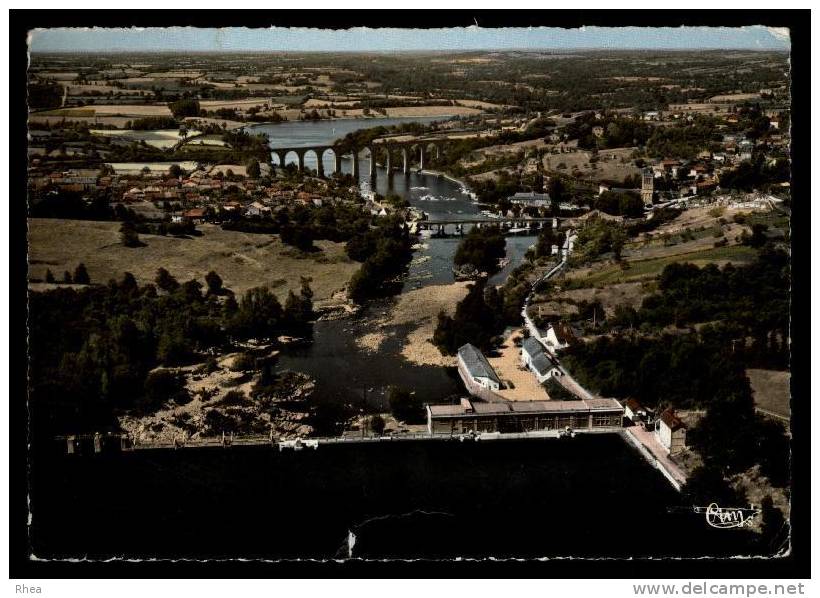 86 L'Isle-Jourdain vue aerienne pont viaduc D86D C86112C RH074243