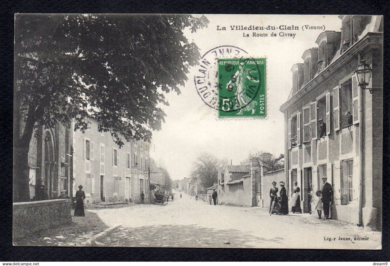 86 LA VILLEDIEU DU CLAIN - La Route de Civray