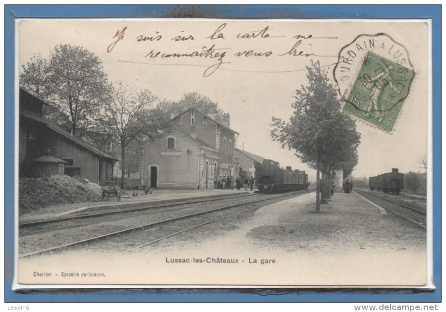 86 - LUSSAC les CHATEAUX -- La Gare