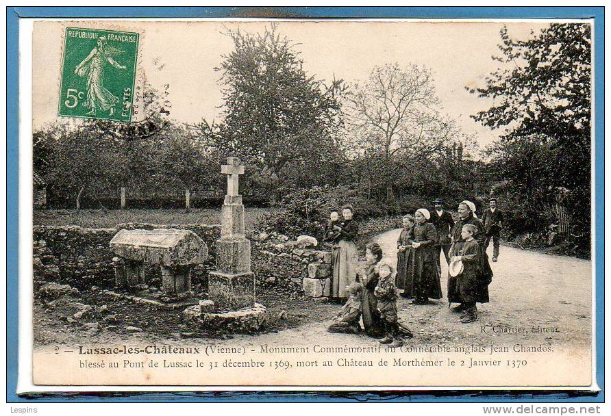 86 - LUSSAC les CHATEAUX -- Monument commémoratif