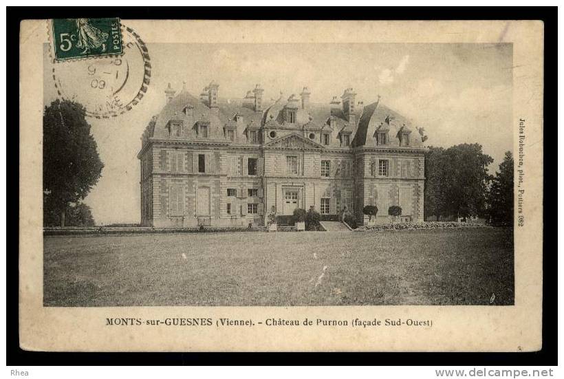 86 Monts-sur-Guesnes chateau D86D K86167K C86167C RH074324