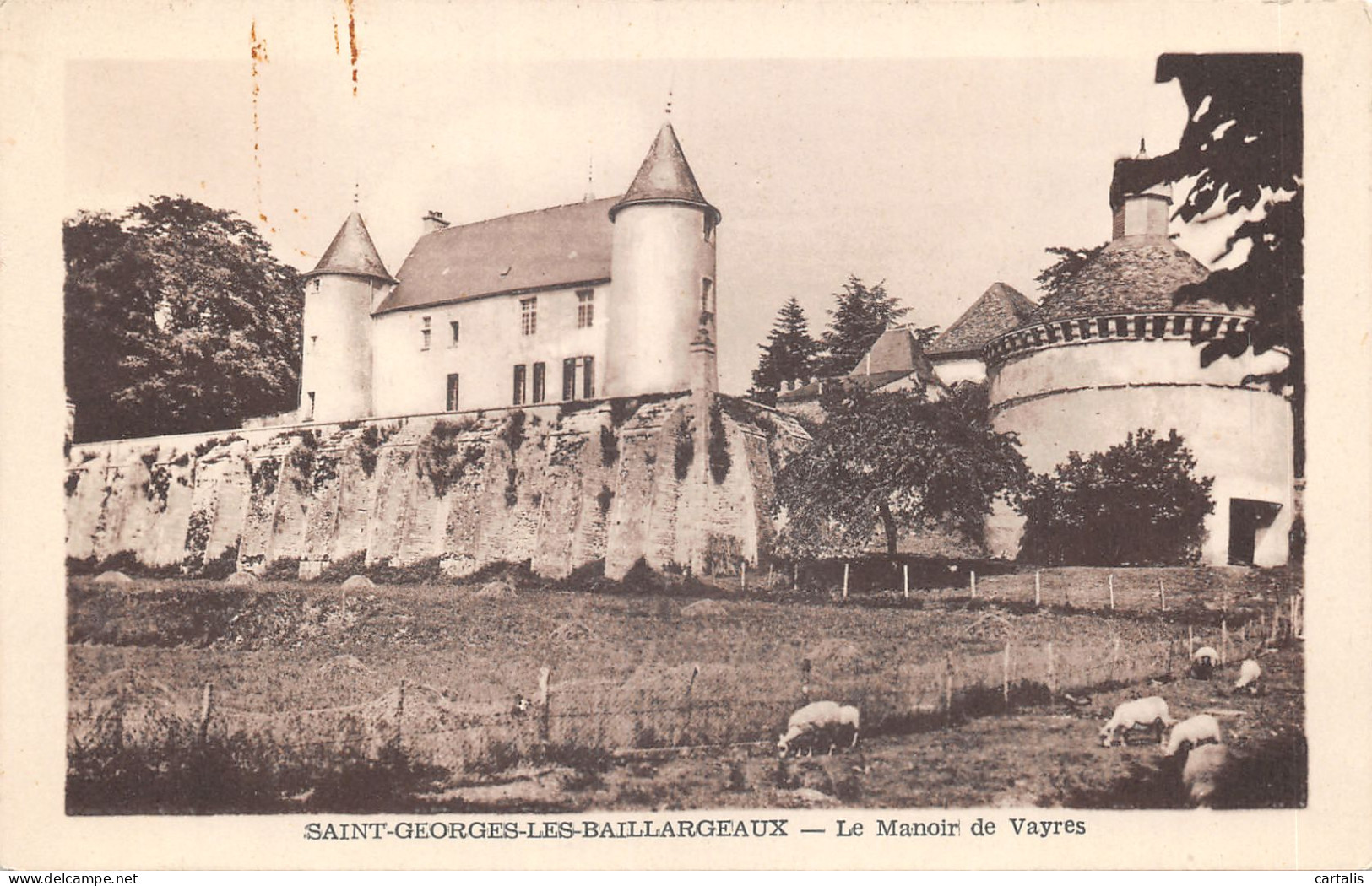 86-SAINT GEORGES LES BAILLARGEAUX-MANOIR DE VAYRES-N 6007-G/0279