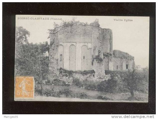 86 scorbé-clairvaux vieille église édit.B&G