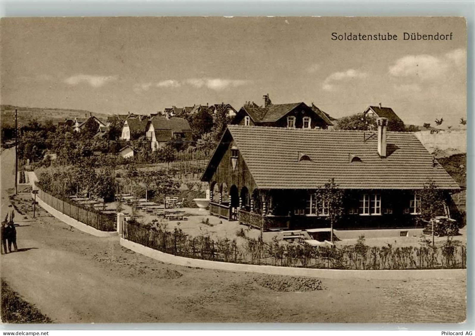 8600 Dübendorf Foto AK Gasthaus Soldatenstube - 13568322
