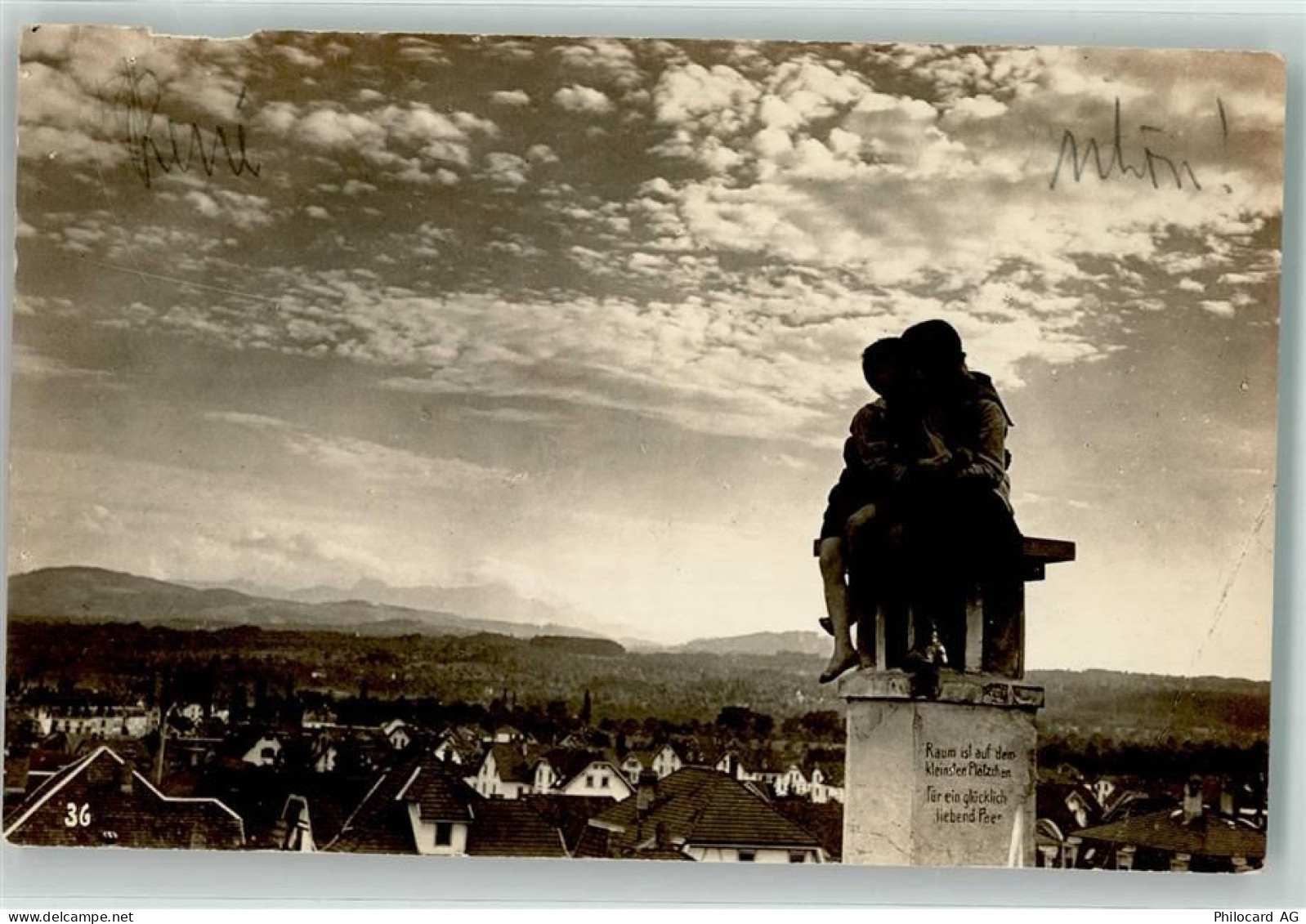 8600 Dübendorf Gebrauchsspuren Feldpost Kaserne Schornstein Foto AK M. B... - 39491143