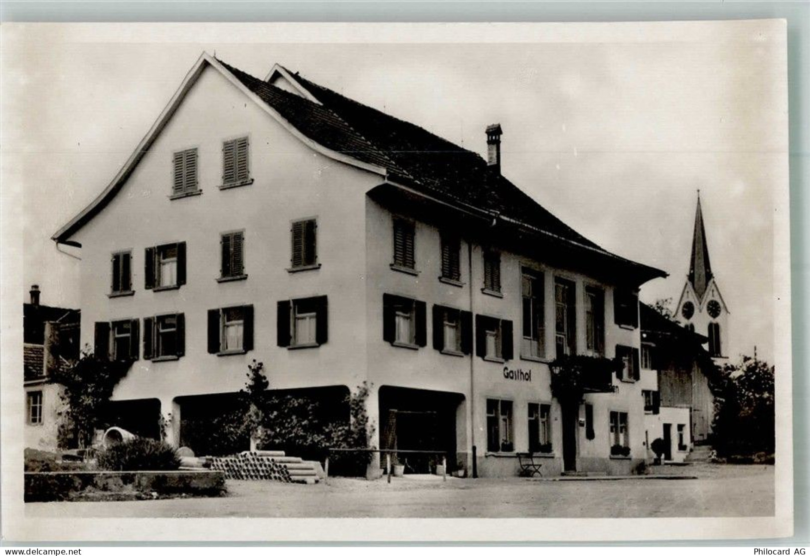 8608 Bubikon Foto AK Gasthaus Löwen - 13312552
