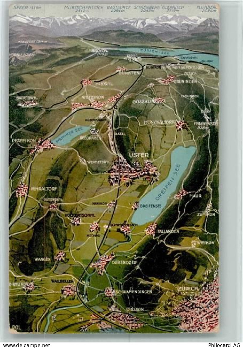 8610 Uster - Landkarte - 13109534