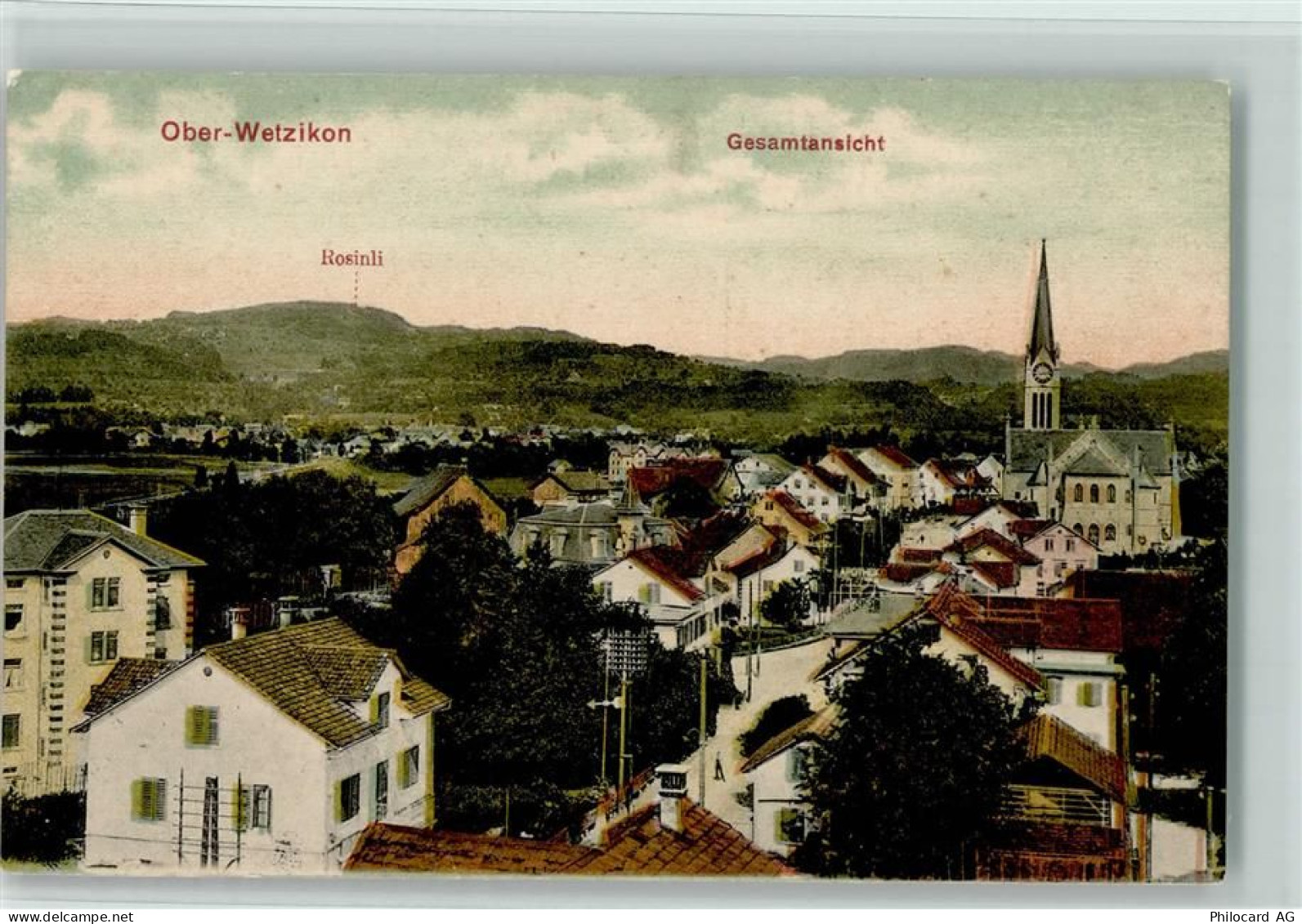8620 Wetzikon ZH - Ober-Wetzikon mit Rosinli - 13218832