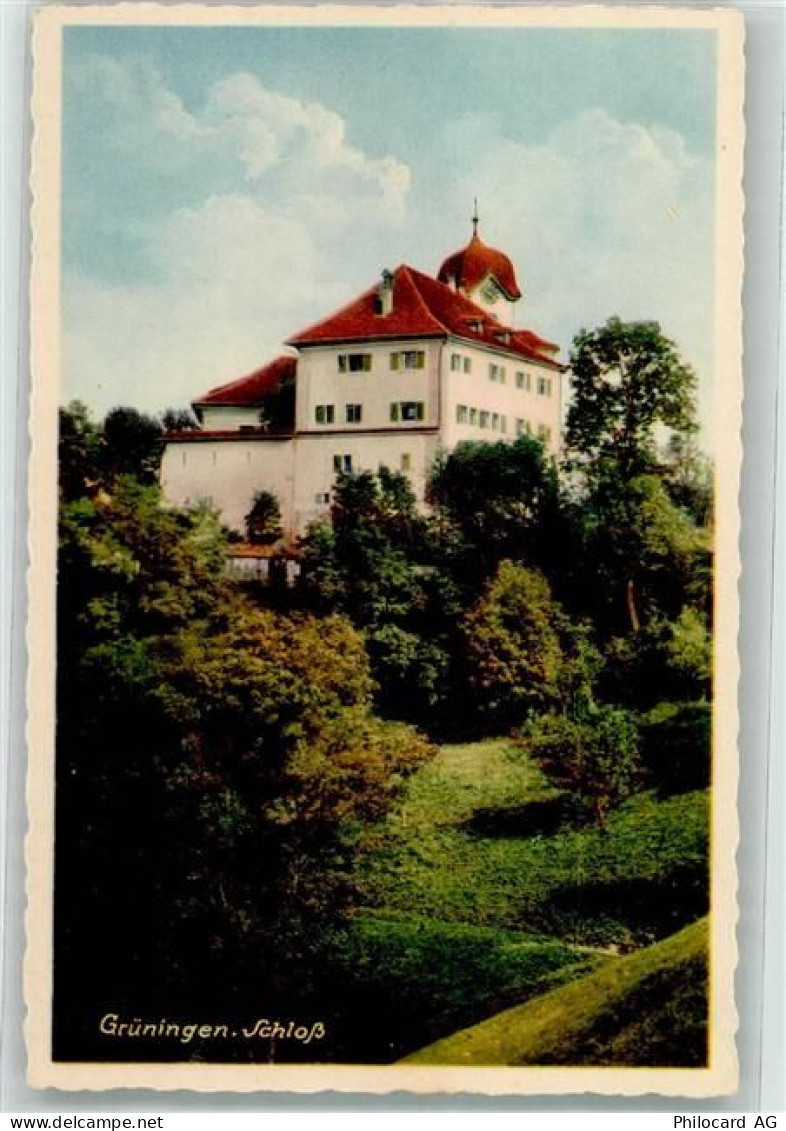 8627 Grüningen Foto AK Schloss - 39696659