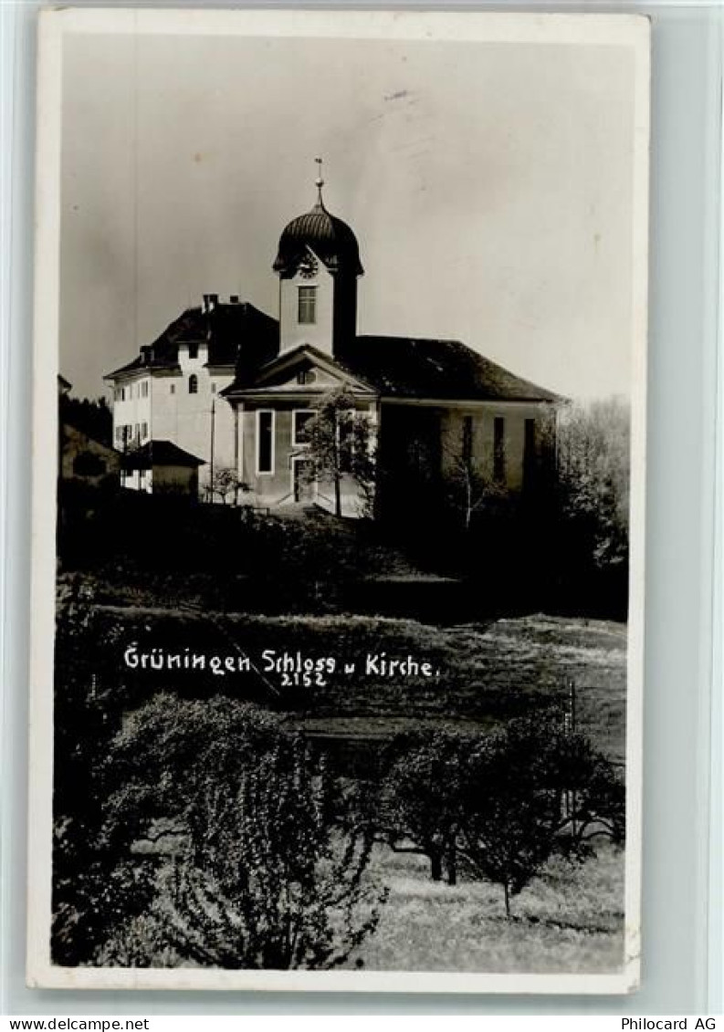 8627 Grüningen - Schloss und Kirche - 13110388