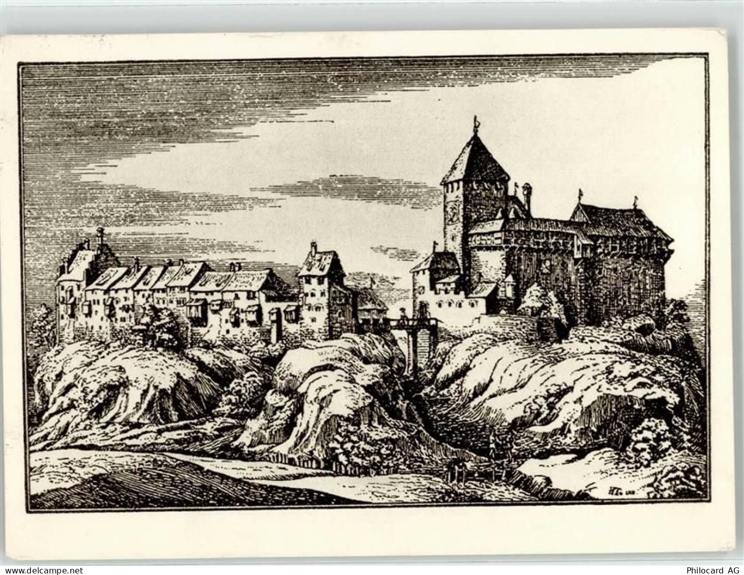 8627 Grüningen - signiert Schloss bis 1783 - 52050321