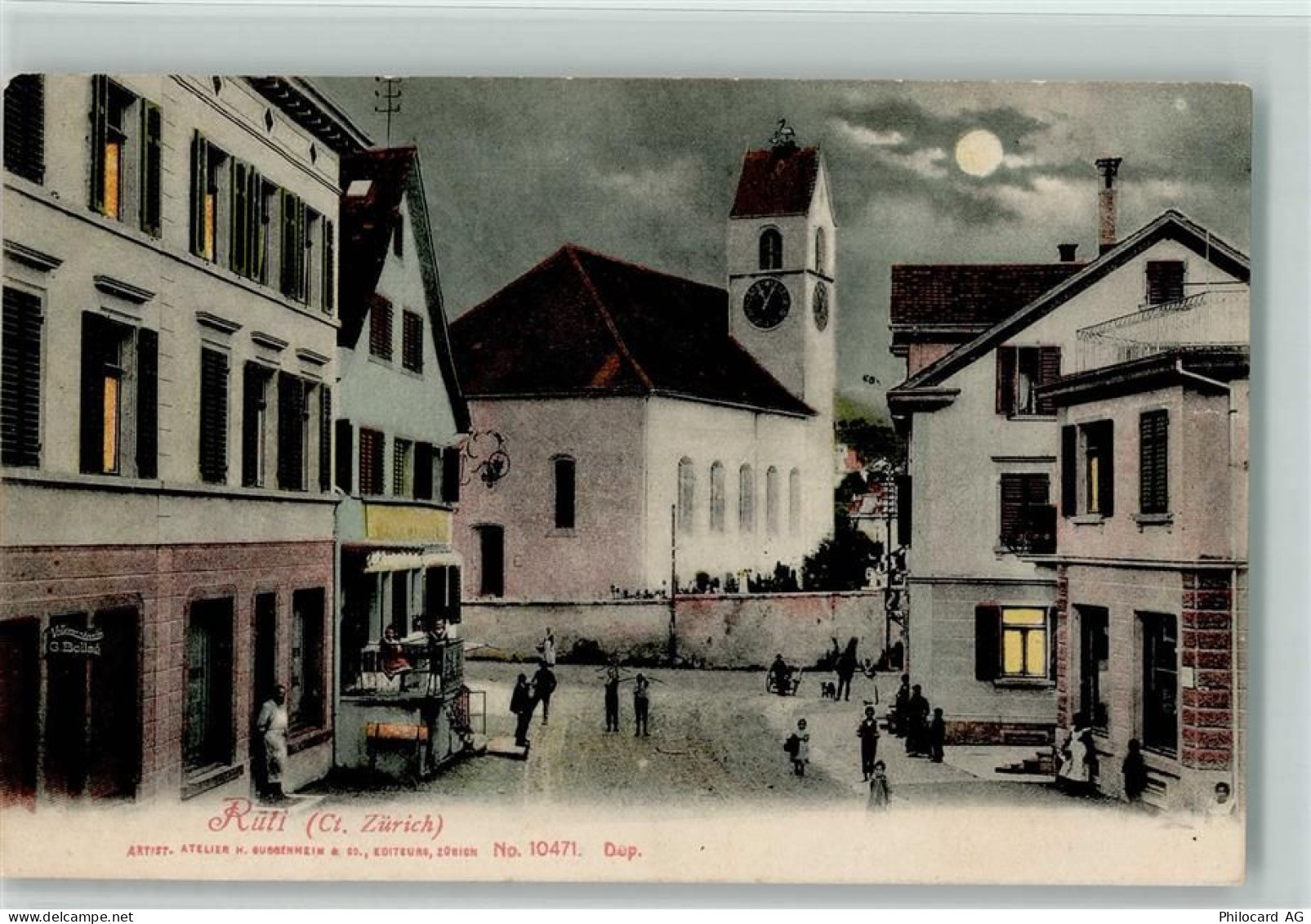 8630 Rüti ZH 1910 Mondschein - 13218156