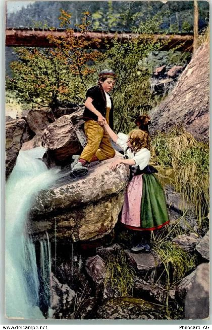 8634 Hombrechtikon 1916 - Ort lt. Stempel Kinder Tracht - 39490826