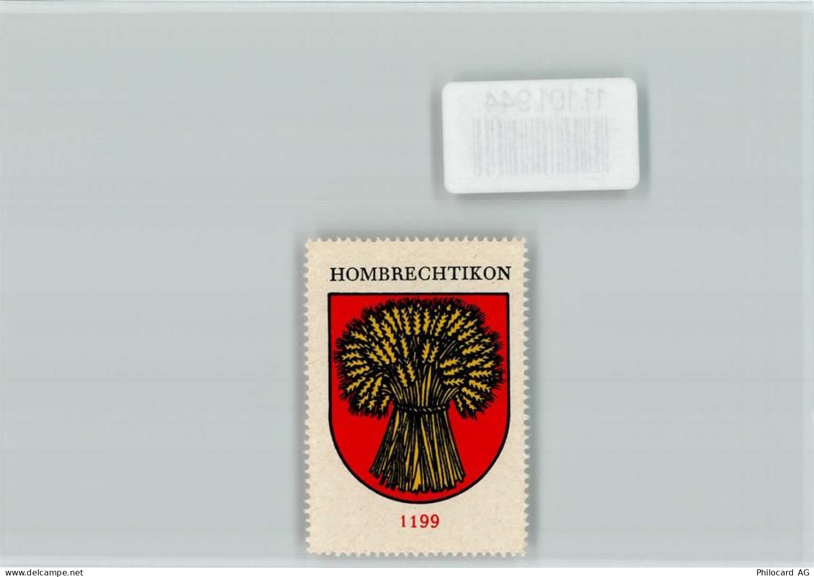 8634 Hombrechtikon - Vignette Wappen Kaffee Hag ca 1920-1940 - 11101944