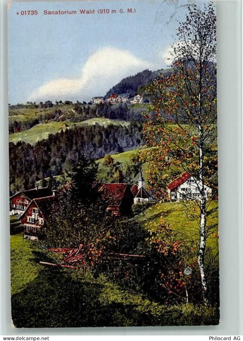 8636 Wald ZH 1916 - Sanatorium Wald - 10257082