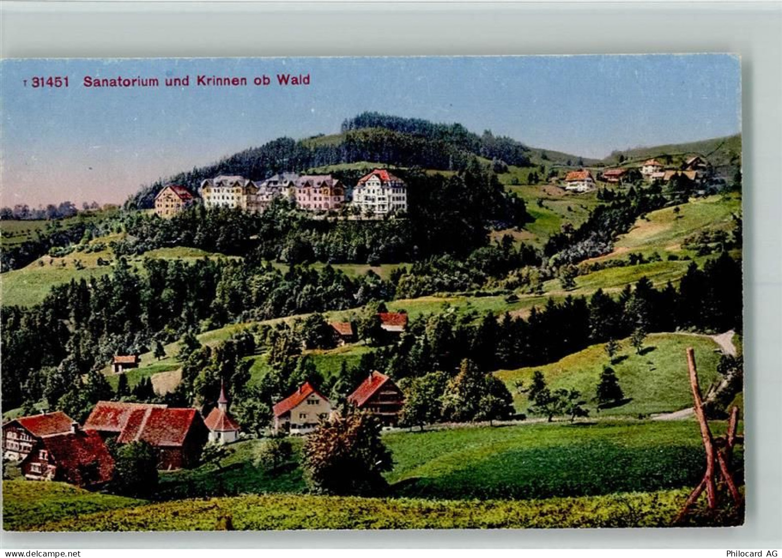 8636 Wald ZH - Sanatorium und Krinnen ob Wald - 10257133