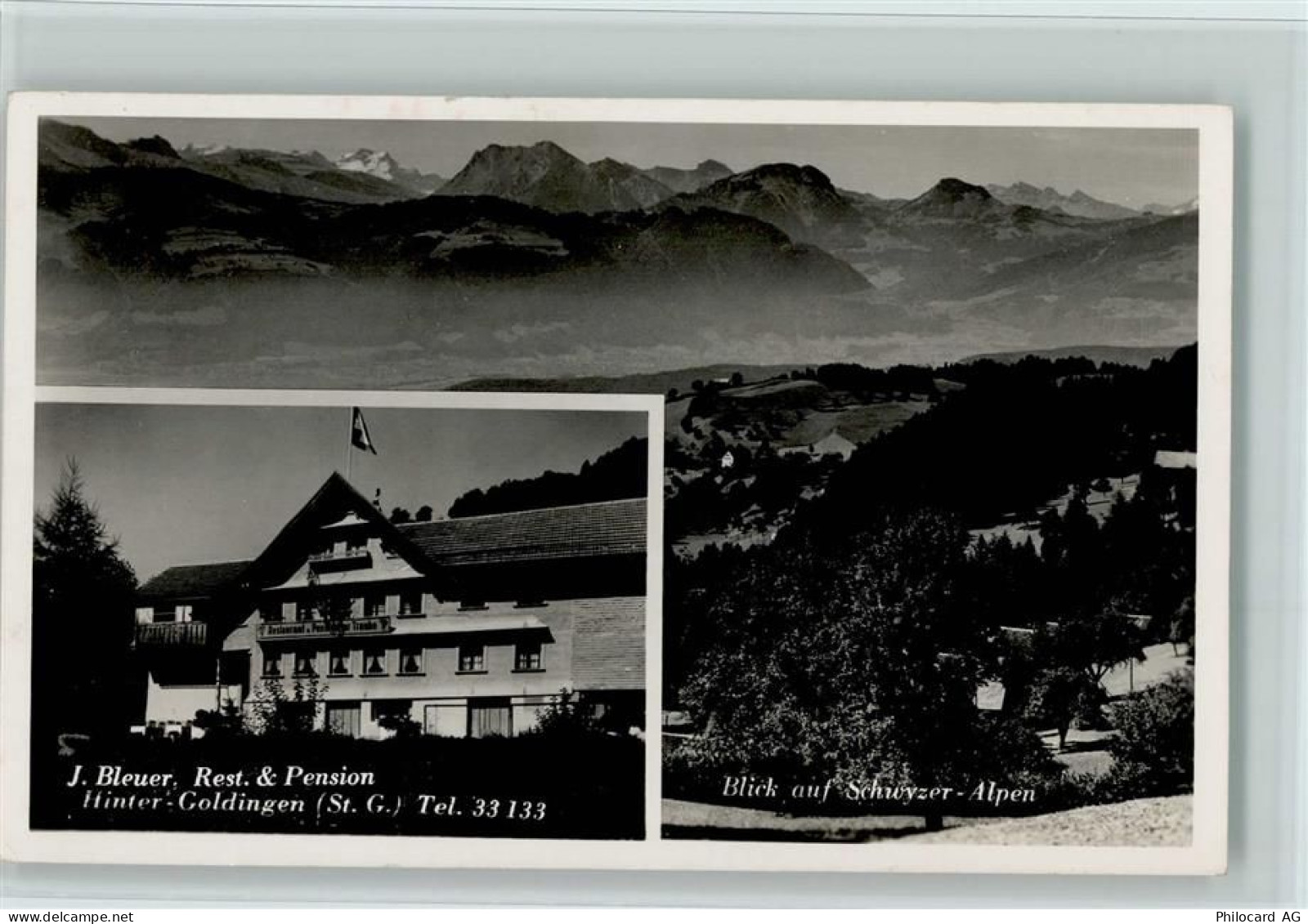 8638 Hintergoldingen Goldingen - Gasthaus Pension J. Bleuer Blick auf Sc... - 13100498