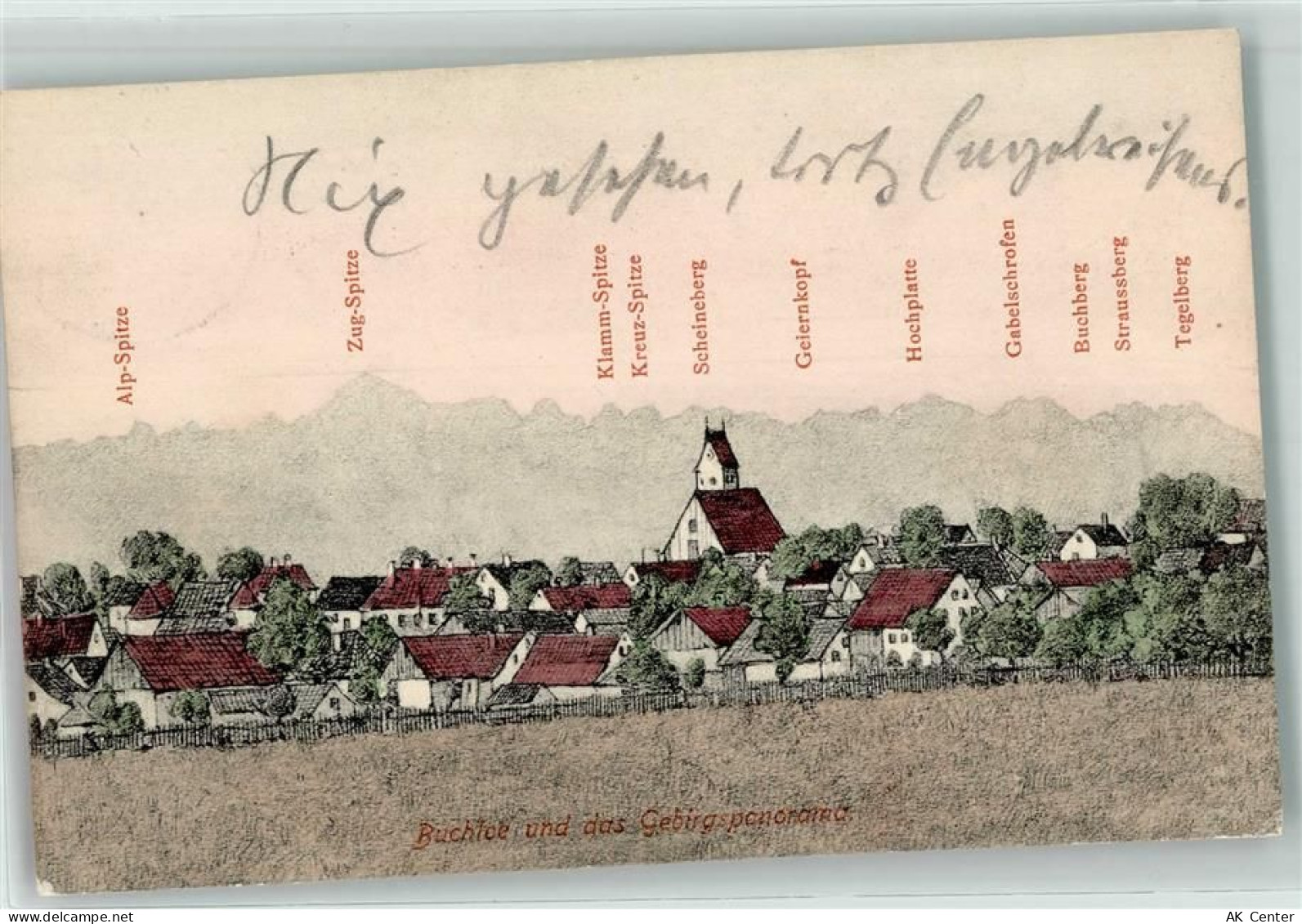86807 W8938 Buchloe 1908 - Alpenkette - 13269627