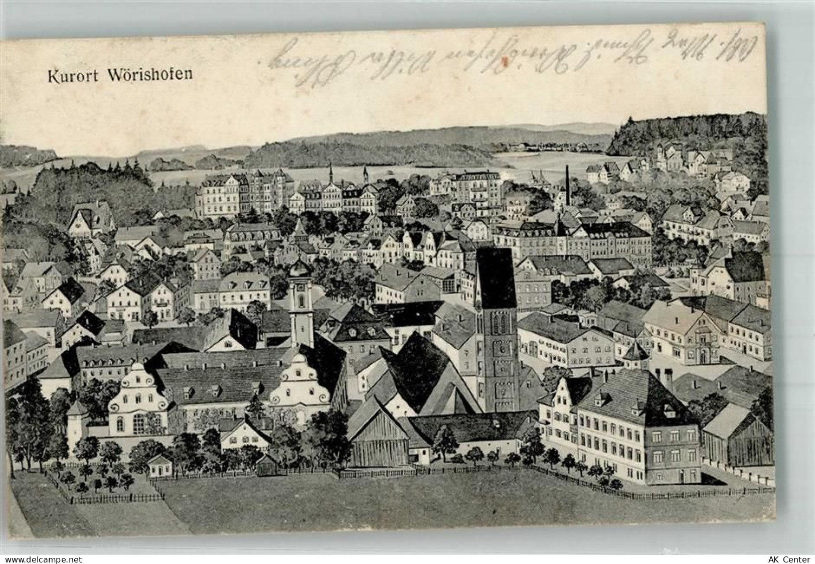 86825 W8939 Bad Wörishofen 1915 - Bad Wörishofen Lazarettstempel - 13547853