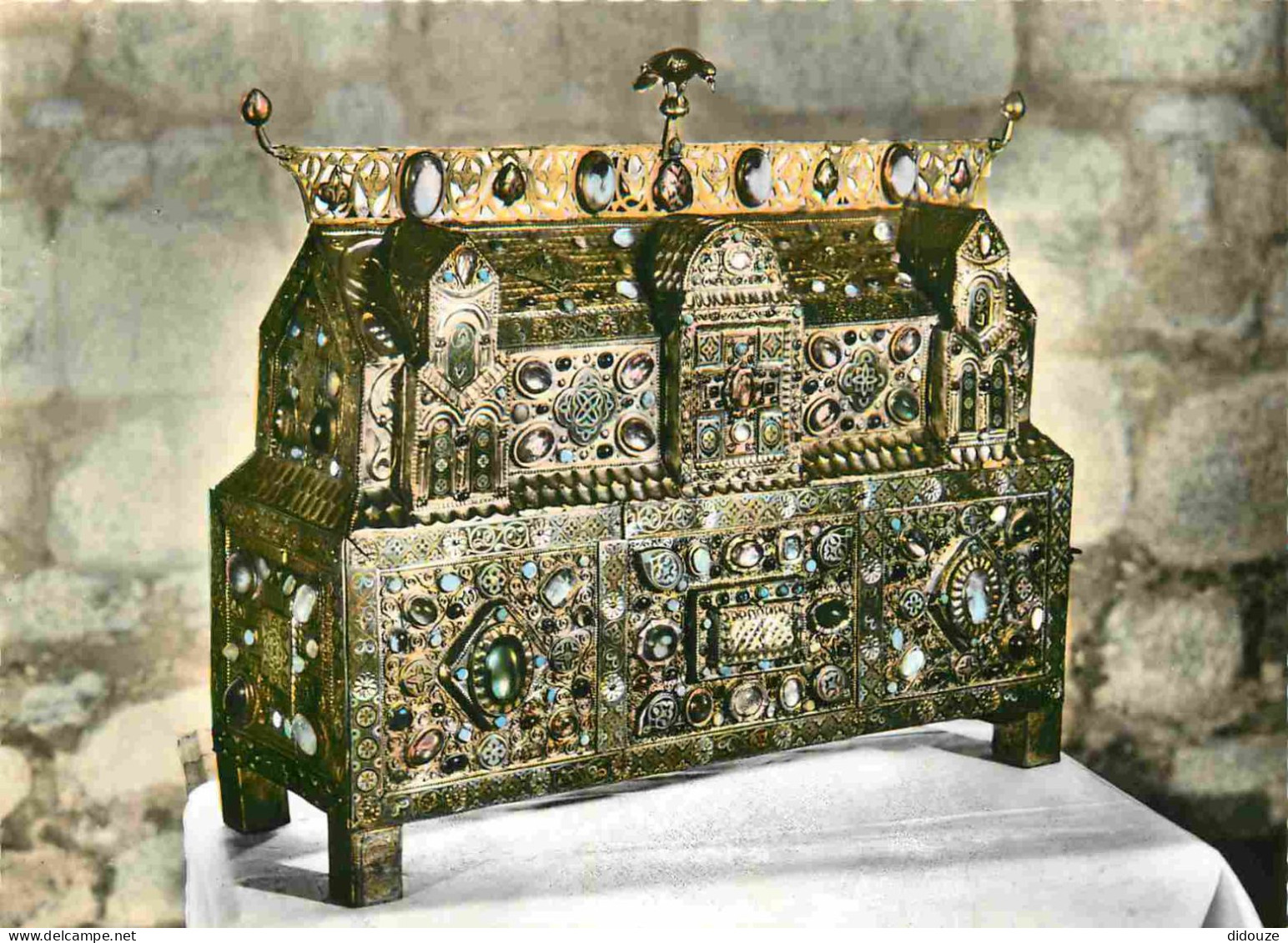 87 - Ambazac - Châsse reliquaire de Saint-Etienne - Art religieux - Mention Photographie Véritable - Carte dentelée - CP