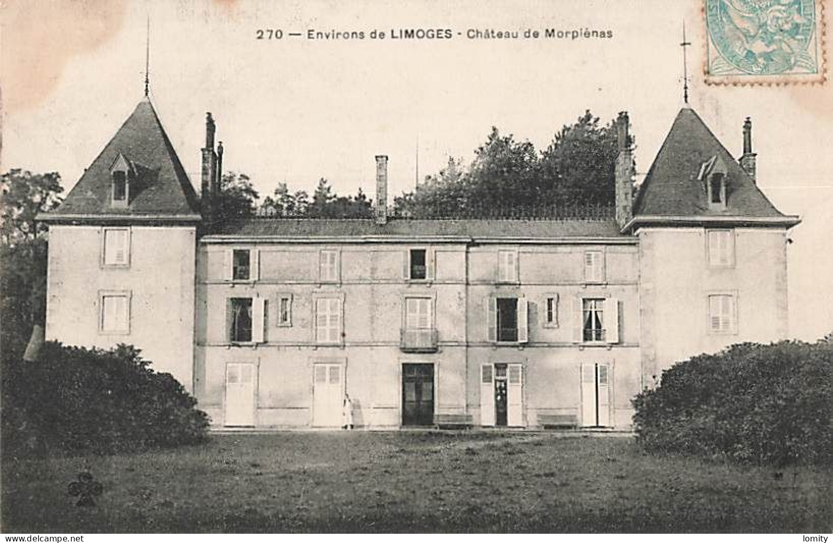 87 chateau de Morpienas CPA Panazol