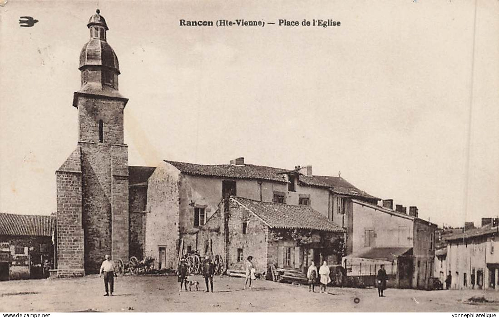 87 - HAUTE-VIENNE - RANCON - place de l'église - animation - 10417