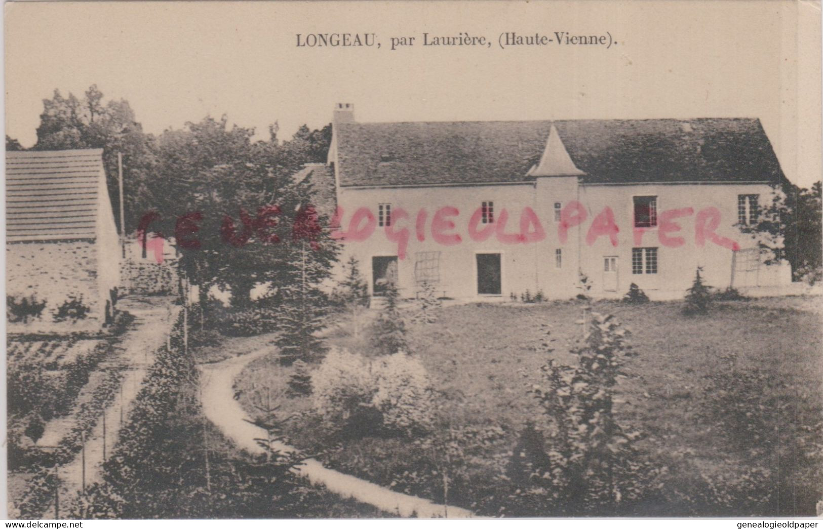 87 - LAURIERE -  LONGEAU  CHATEAU