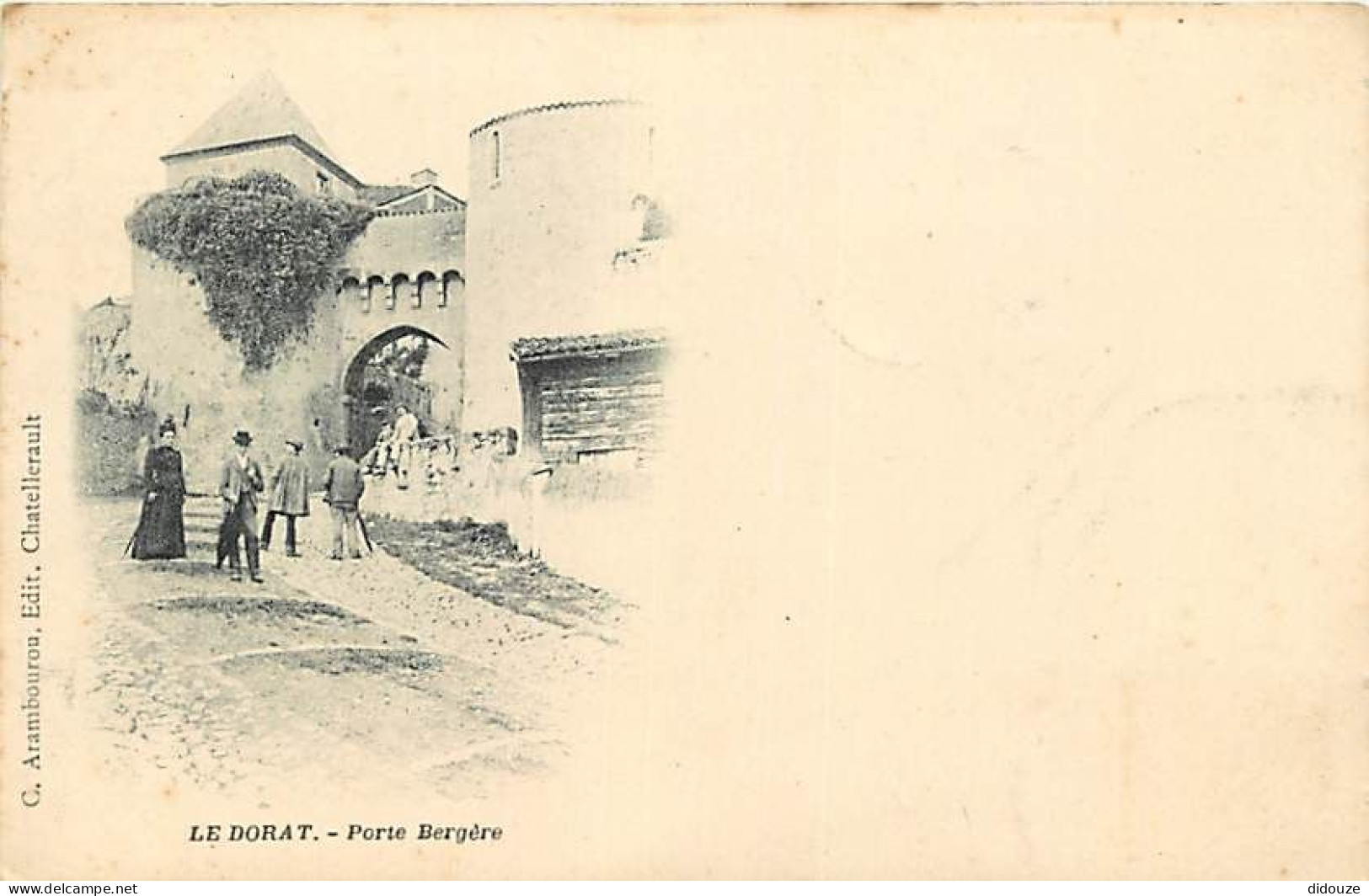 87 - Le Dorat - Porte Bergère - Animée - Précurseur - Carte Neuve - CPA - Voir Scans Recto-Verso
