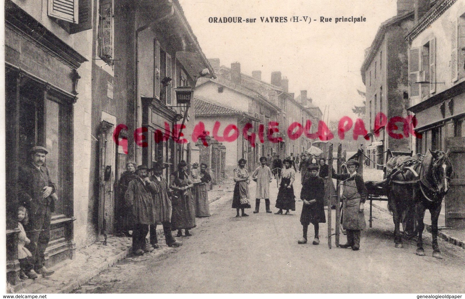87 - ORADOUR SUR VAYRES- RUE PRINCIPALE