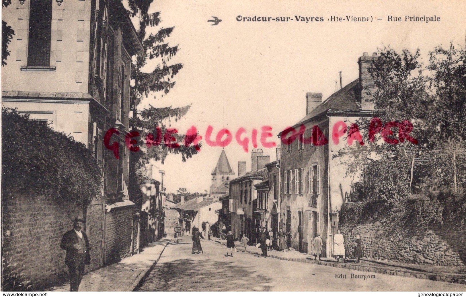 87 - ORADOUR SUR VAYRES- RUE PRINCIPALE