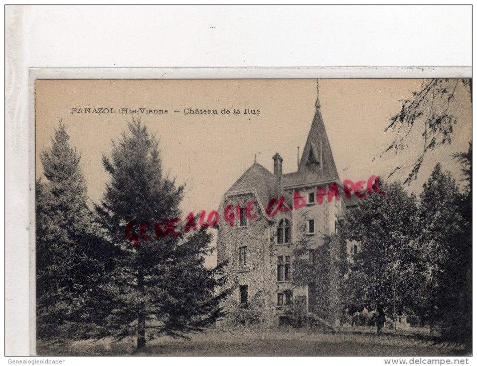 87 - PANAZOL - CHATEAU DE LA RUE