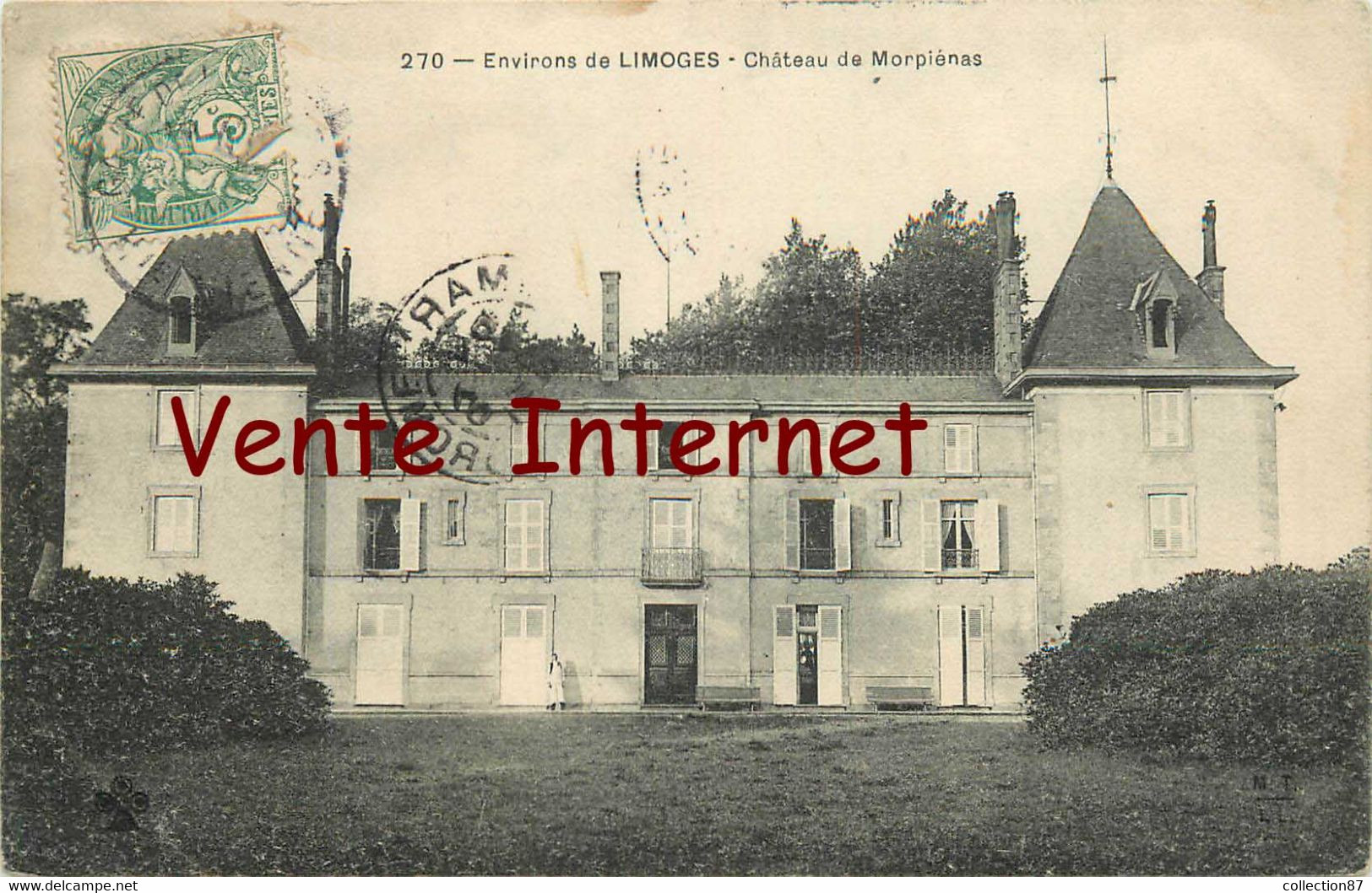 87 ☺♦♦ PANAZOL < CHATEAU de MORPIENAS