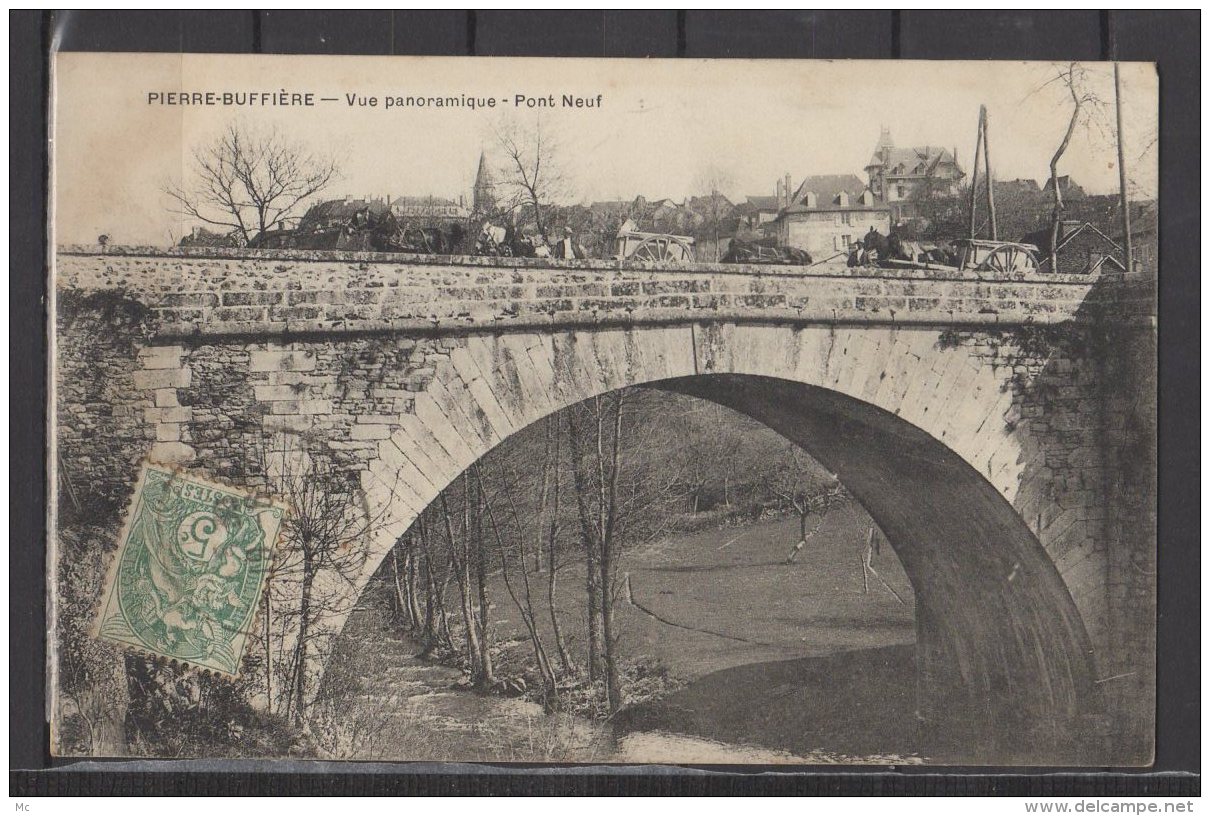 87 - Pierre Buffière - Vue Panoramique - Pont Neuf