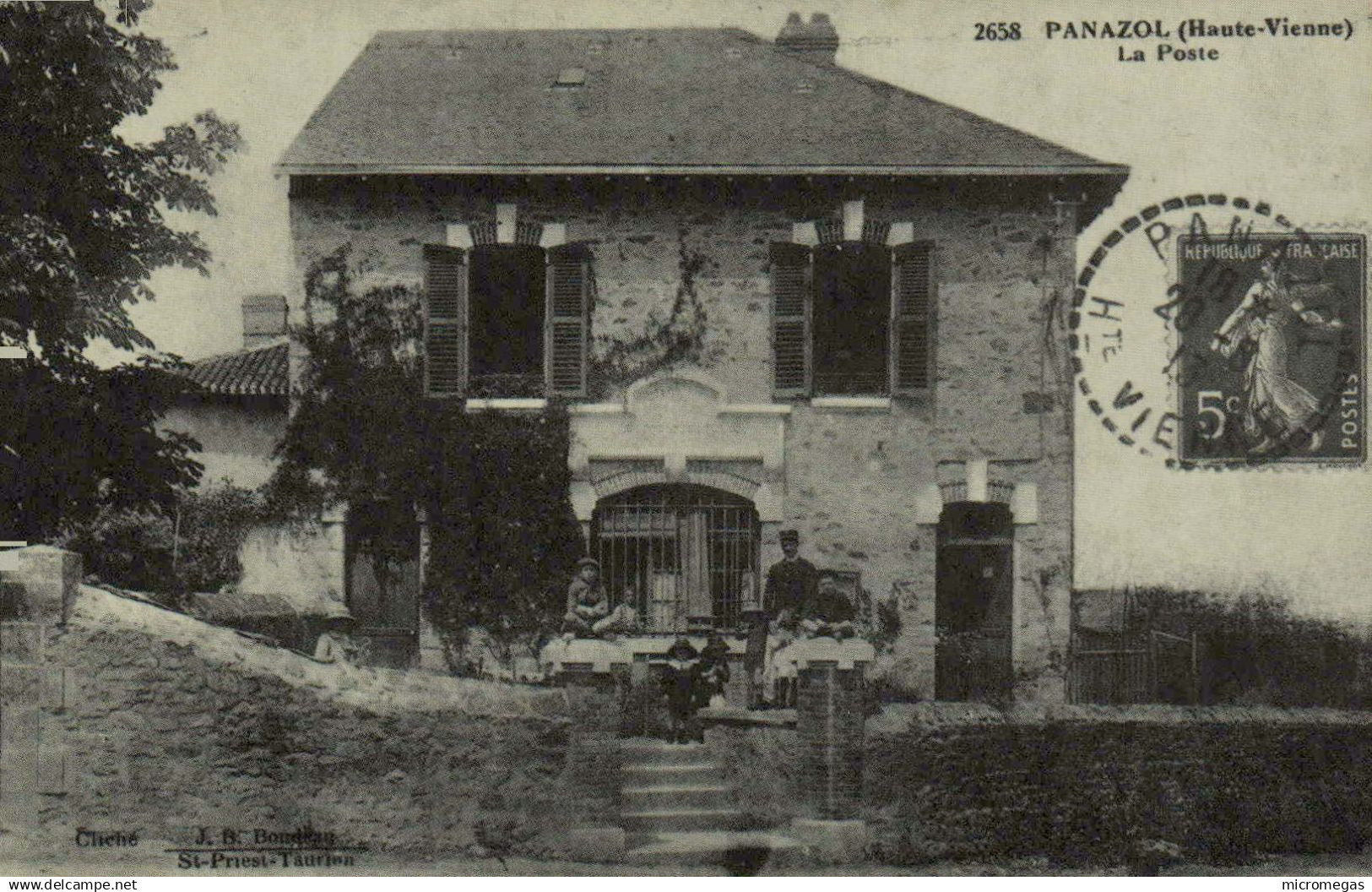 87 - Reproduction - PANAZOL - La Poste