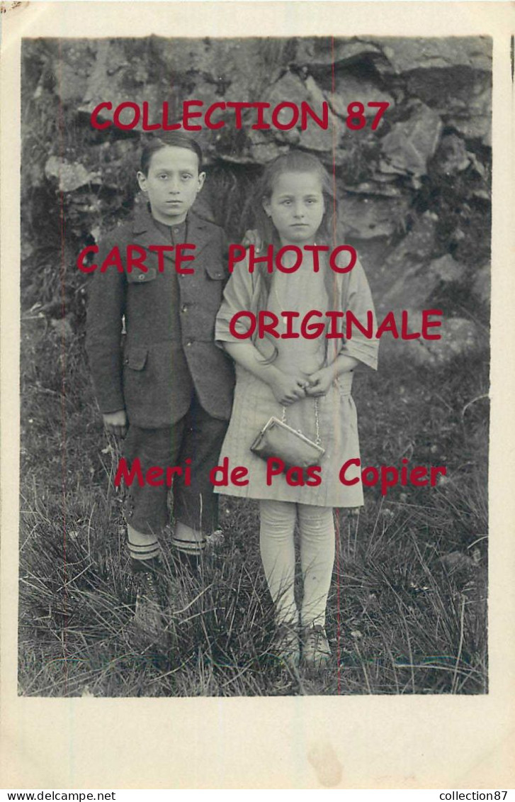 87 - RILHAC RANCON - MONTIGNAC - Roger et Jeanne FAUCHY - Carte Photo n° 4846 BOUDEAU