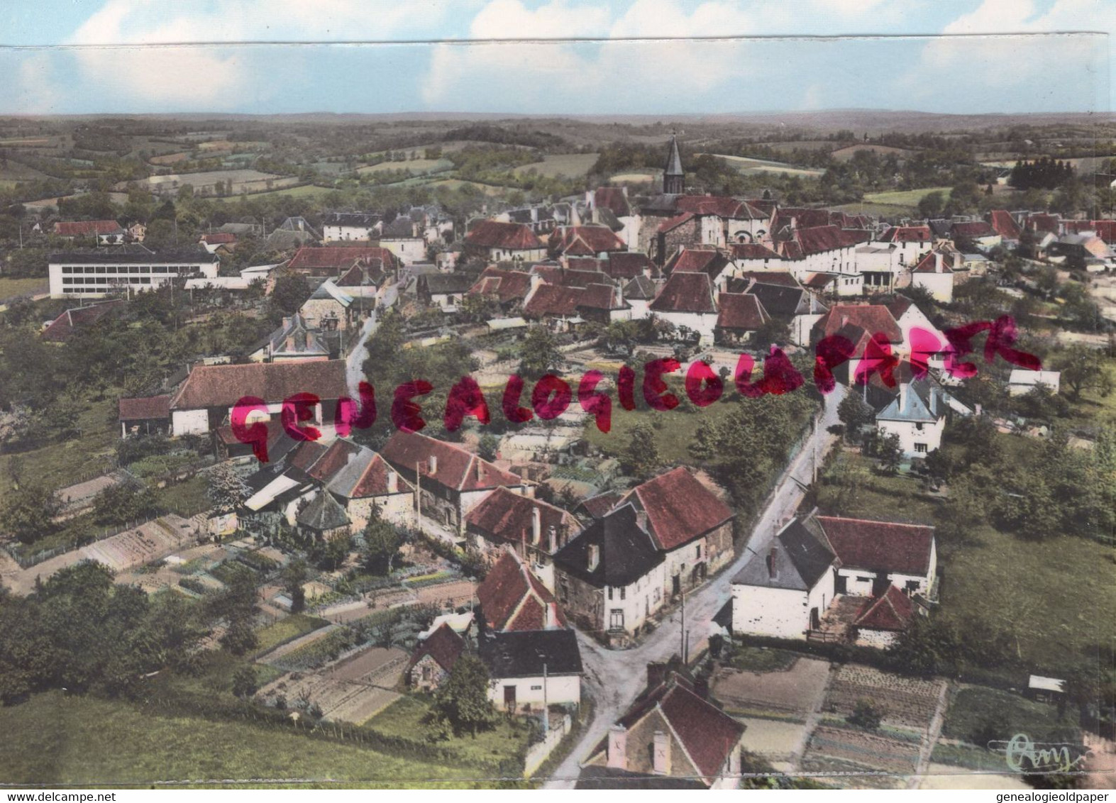87 - SAINT GERMAIN LES BELLES - ST GERMAIN- VUE GENERALE AERIENNE