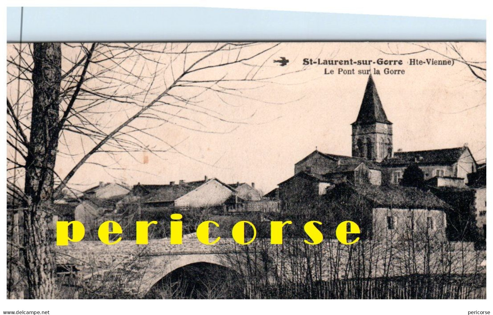 87  Saint Laurent sur Gorre  le Pont sur la Gorre