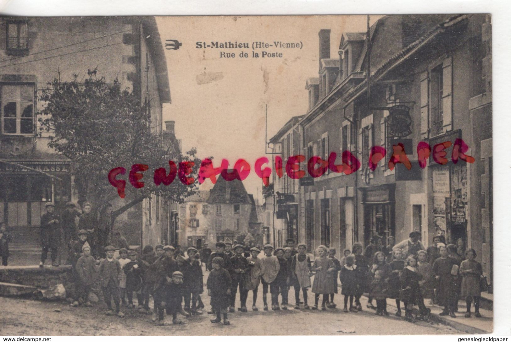 87- SAINT MATHIEU- ST MATHIEU - RUE DE LA POSTE