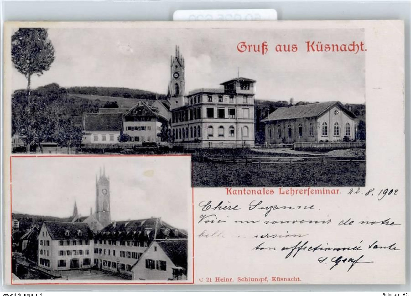 8700 Küsnacht ZH - Kantonales Lehrerseminar - 50925629