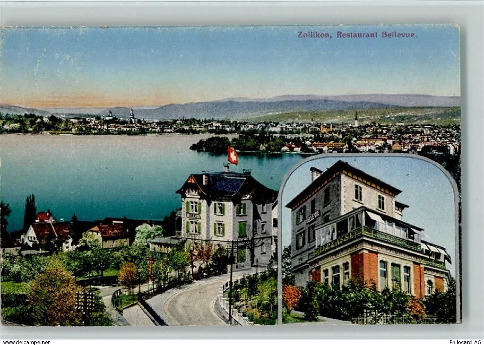 8702 Zollikon 1920 - Restaurant Bellevue AK - 13410468