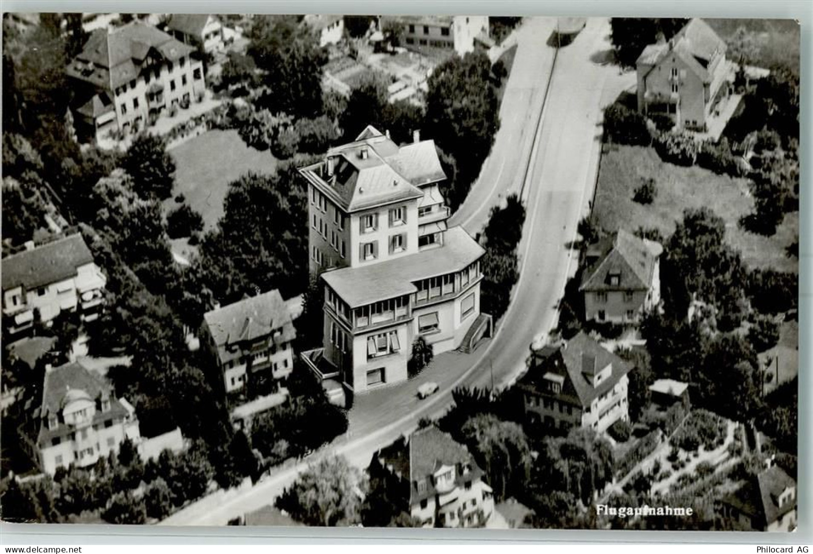 8702 Zollikon Foto AK Fliegeraufnahme Restaurant Hotel Bellevue - 13160354