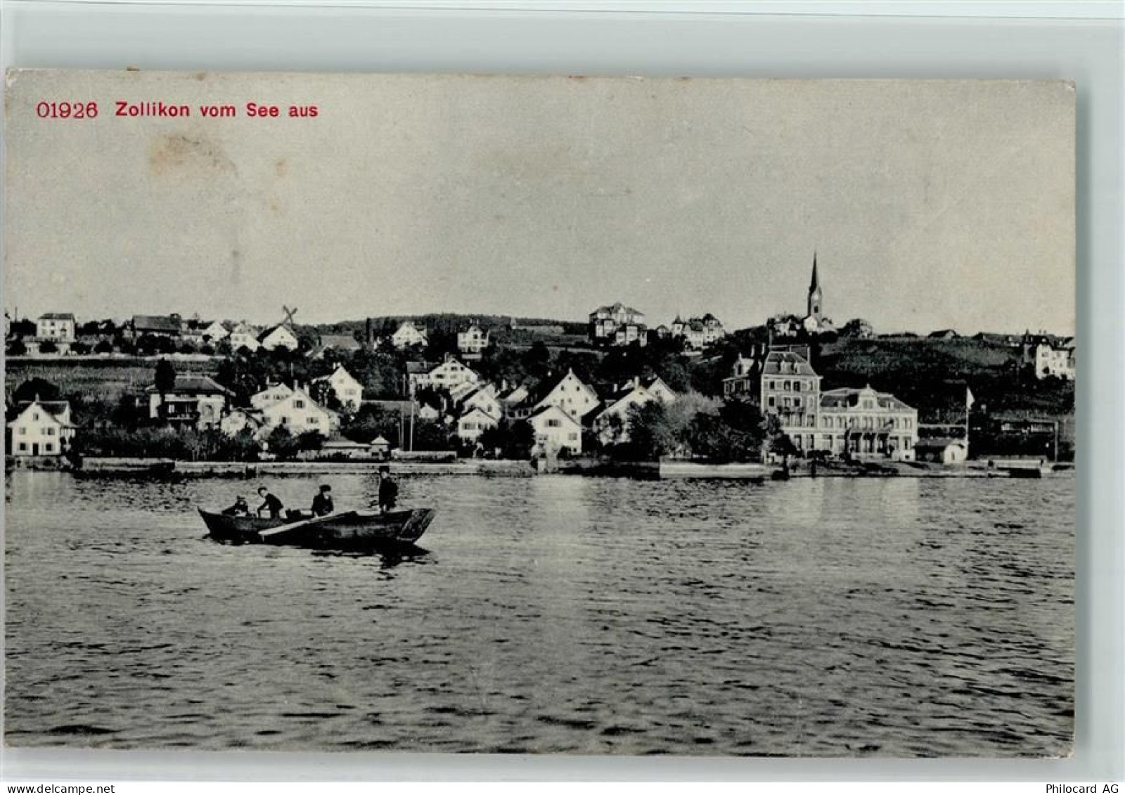 8702 Zollikon Gebrauchsspuren 1911 Ruderboot - 13119577