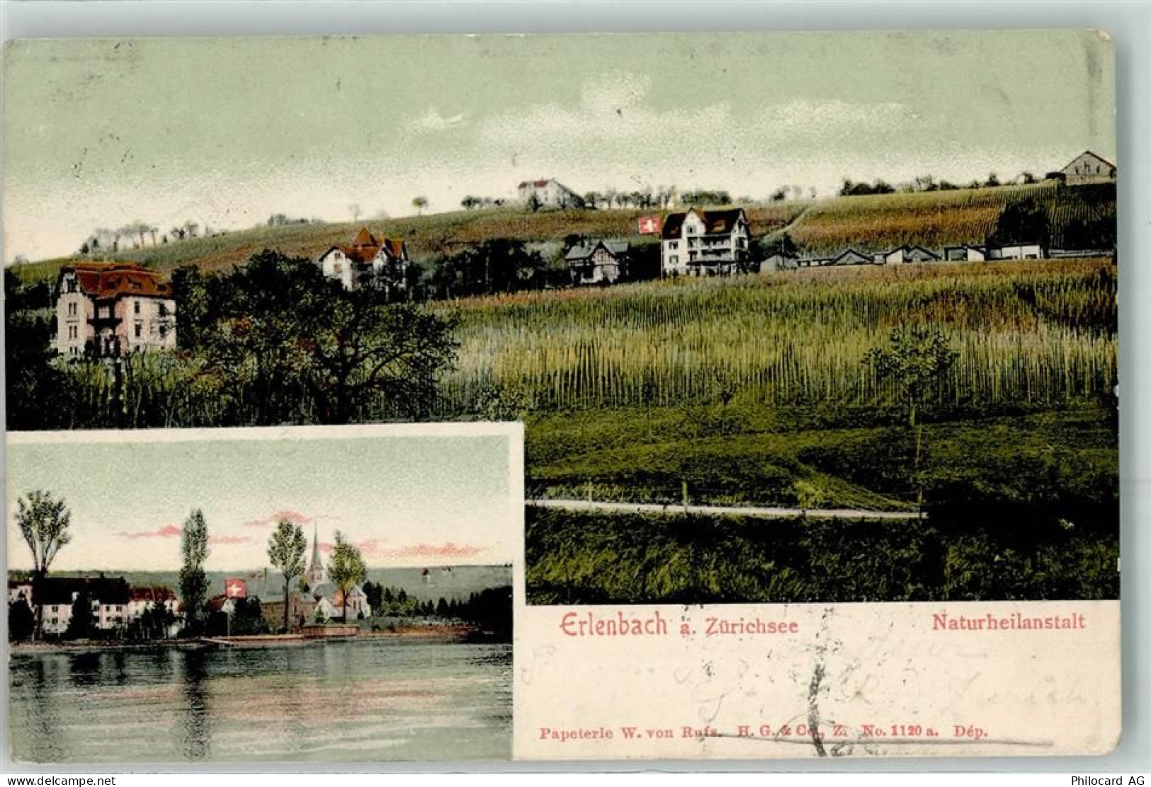 8703 Erlenbach ZH 1907 - Naturheilanstalt - 13271504