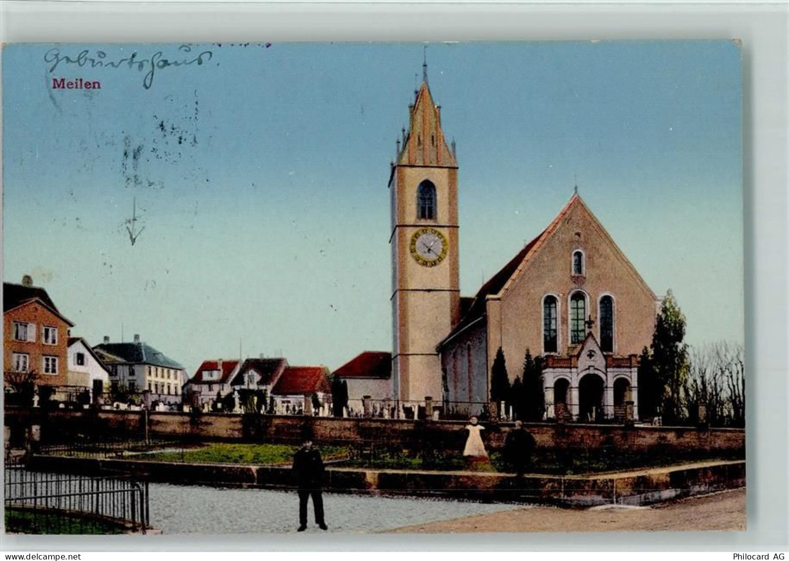 8706 Meilen - Kirche mit Friedhof - 13113490