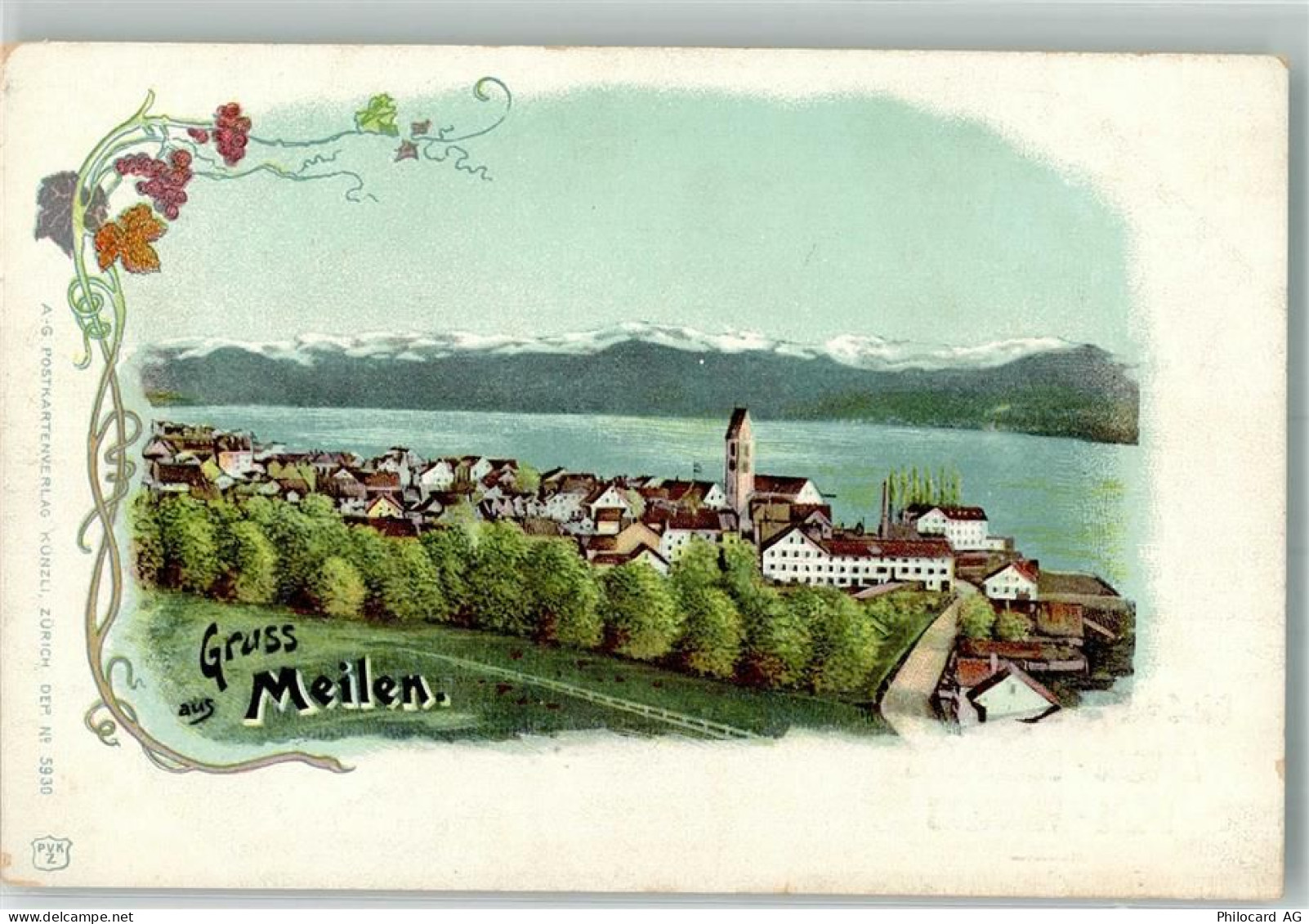 8706 Meilen Lithographie - 13993693