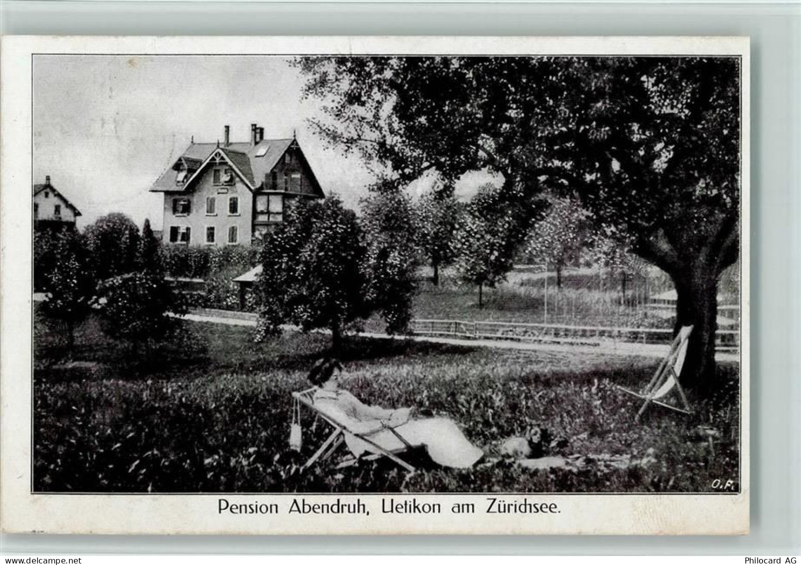 8707 Uetikon am See 1920 - Pension Abendruh AK - 13213430
