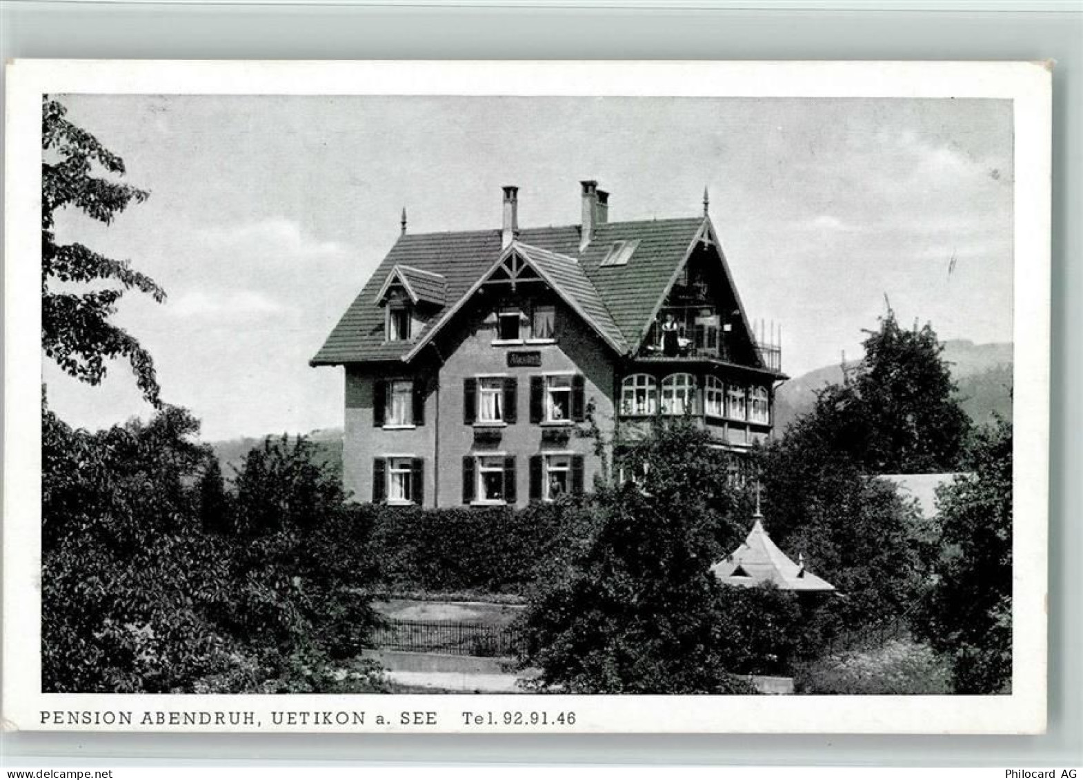 8707 Uetikon am See Foto AK Pension Abendruh - 13218261