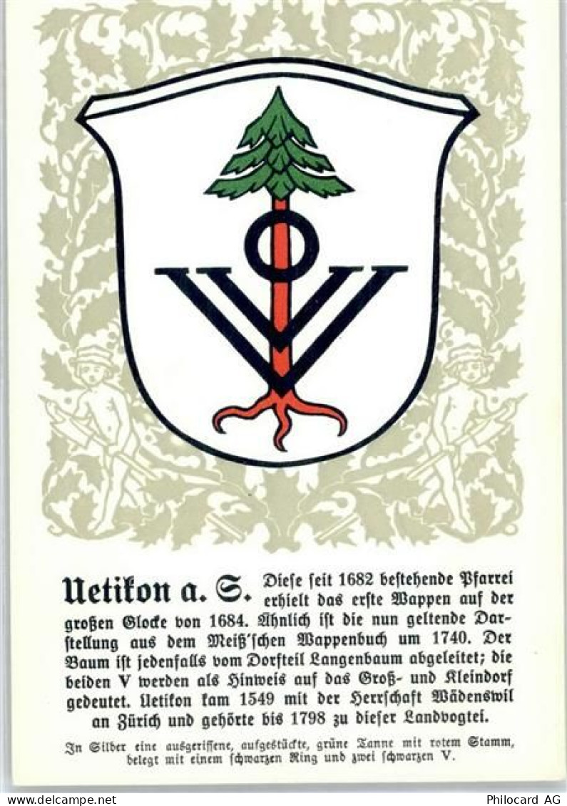 8707 Uetikon am See - Wappen - 50923013