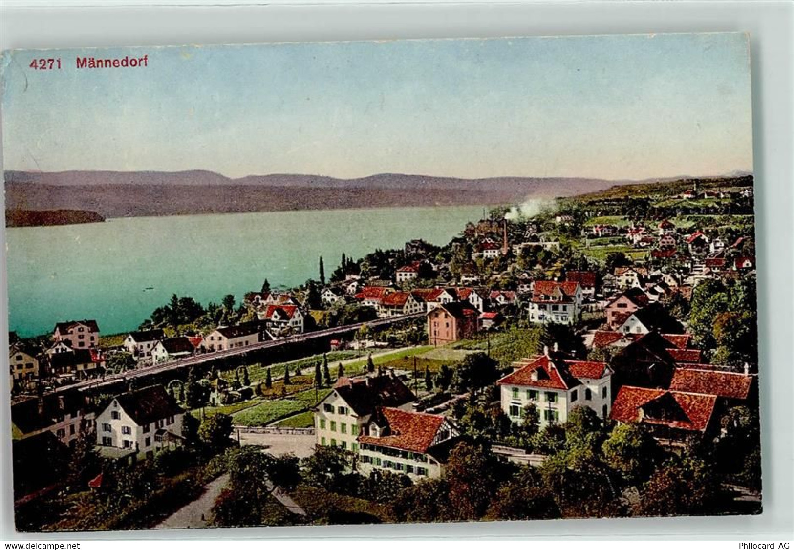 8708 Männedorf - Bahnlinie - 13902443