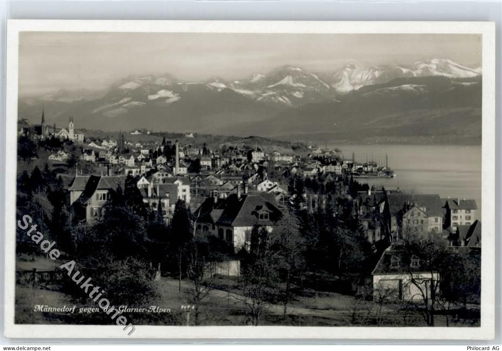 8708 Männedorf - Blick gegen die Glarner-Alpen - 51281845